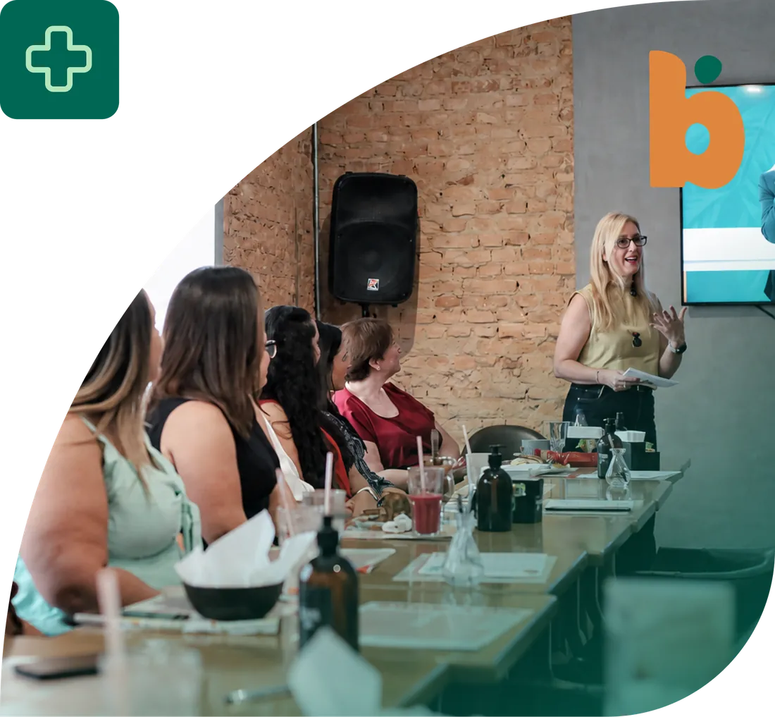 Palestra da Blumi para colaboradoras sobre saúde e bem-estar